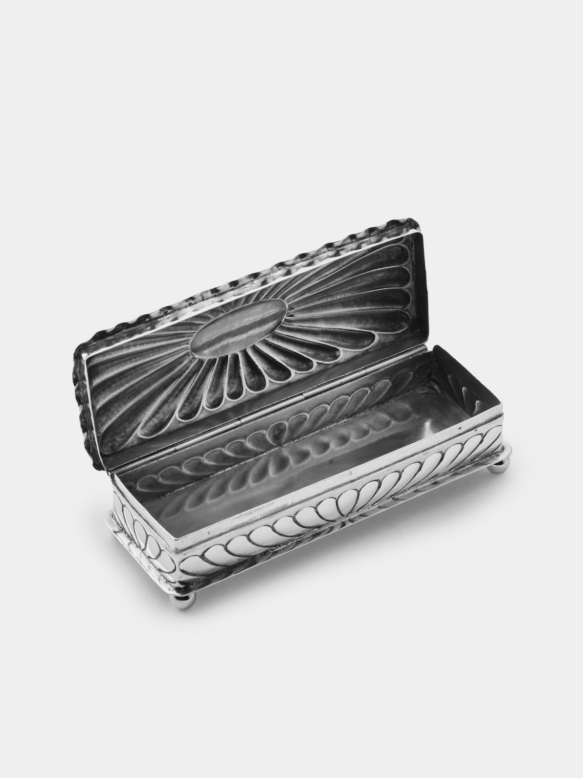 Antique and Vintage - 1894 Small Sterling Box - Silver - ABASK
