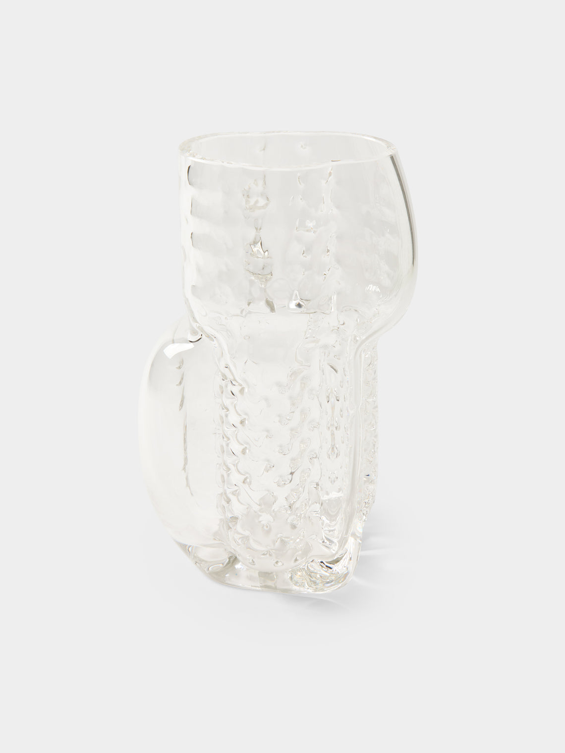 Hana Hillerová - Remix Hand-Blown Glass Vessel (12.5in/32cm) - Clear - ABASK - 