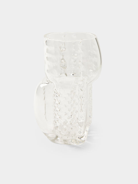 Hana Hillerová - Remix Hand-Blown Glass Vessel (12.5in/32cm) - Clear - ABASK - 