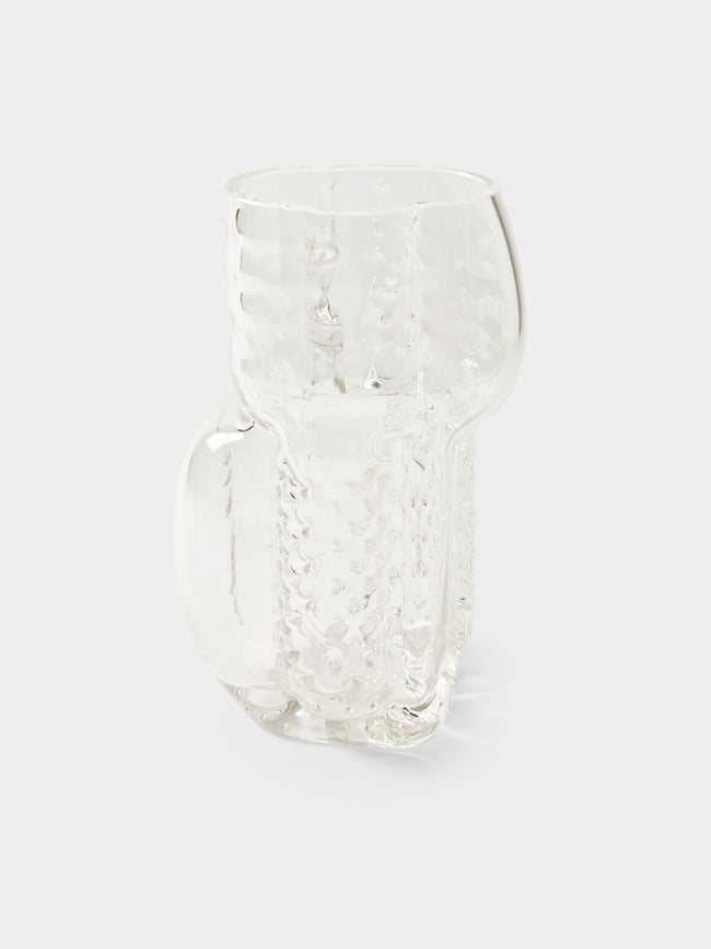 Hana Hillerová - Remix Hand-Blown Glass Vessel (12.5in/32cm) - Clear - ABASK - 
