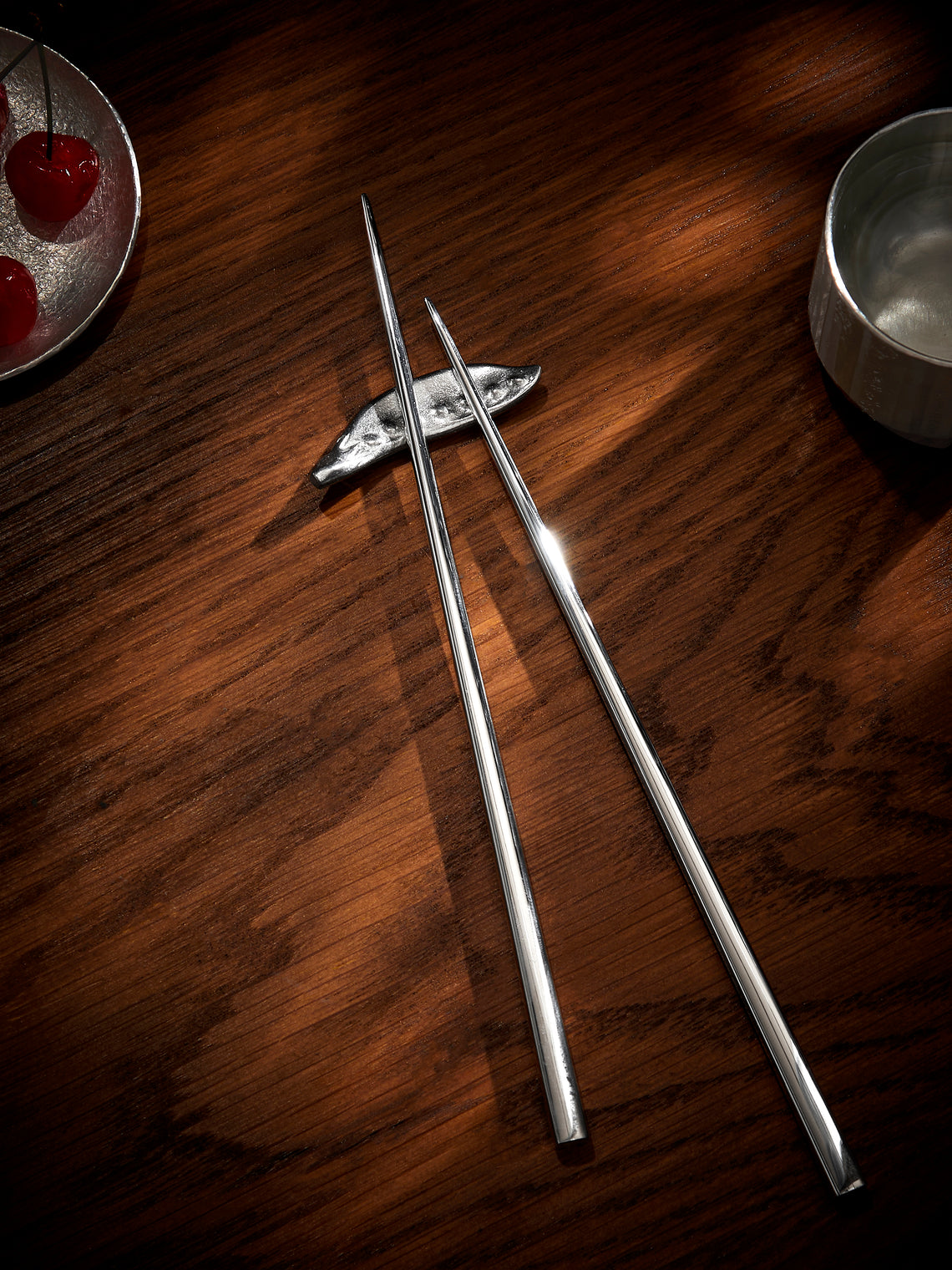 Seikado - Sterling Silver Large Chopsticks - Silver - ABASK