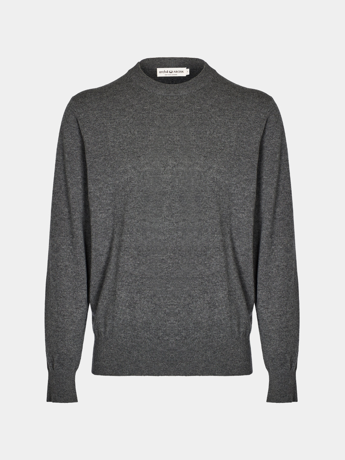 Arch4 - Bene Baby Goat Cashmere Crew-Neck Sweater | Size: M - Gray - ABASK - 