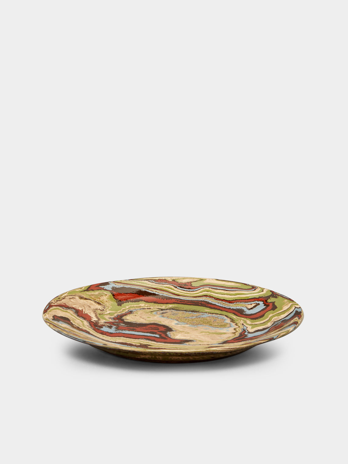 Atelier Saint-André Perrin - Marbled Ceramic Plate -  - ABASK