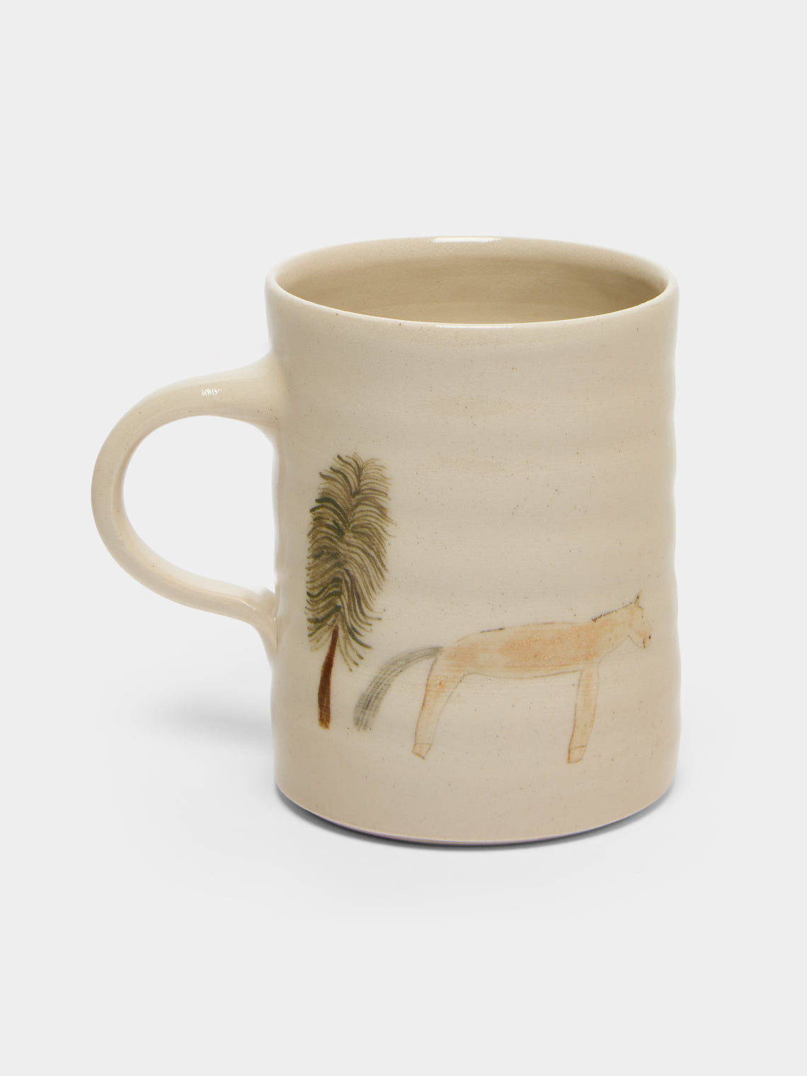 Liz Rowland - Tree and Horse Hand-Painted Ceramic Mug - Multiple - ABASK - 