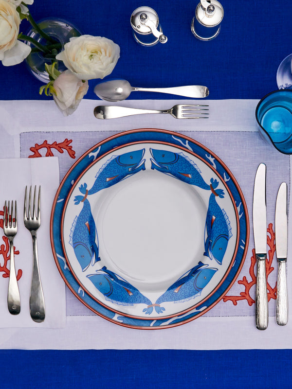 Pinto Paris - Lagon Porcelain Dinner Plate -  - ABASK