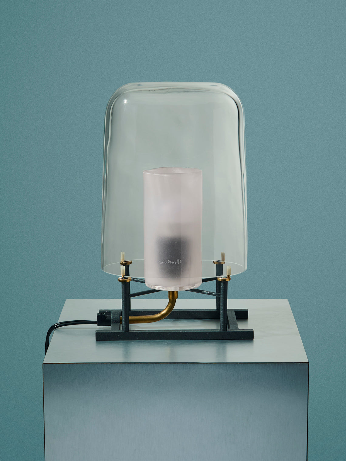 Carlo Moretti - Mito Efra Hand-Blown Murano Glass Table Lamp - Clear - ABASK