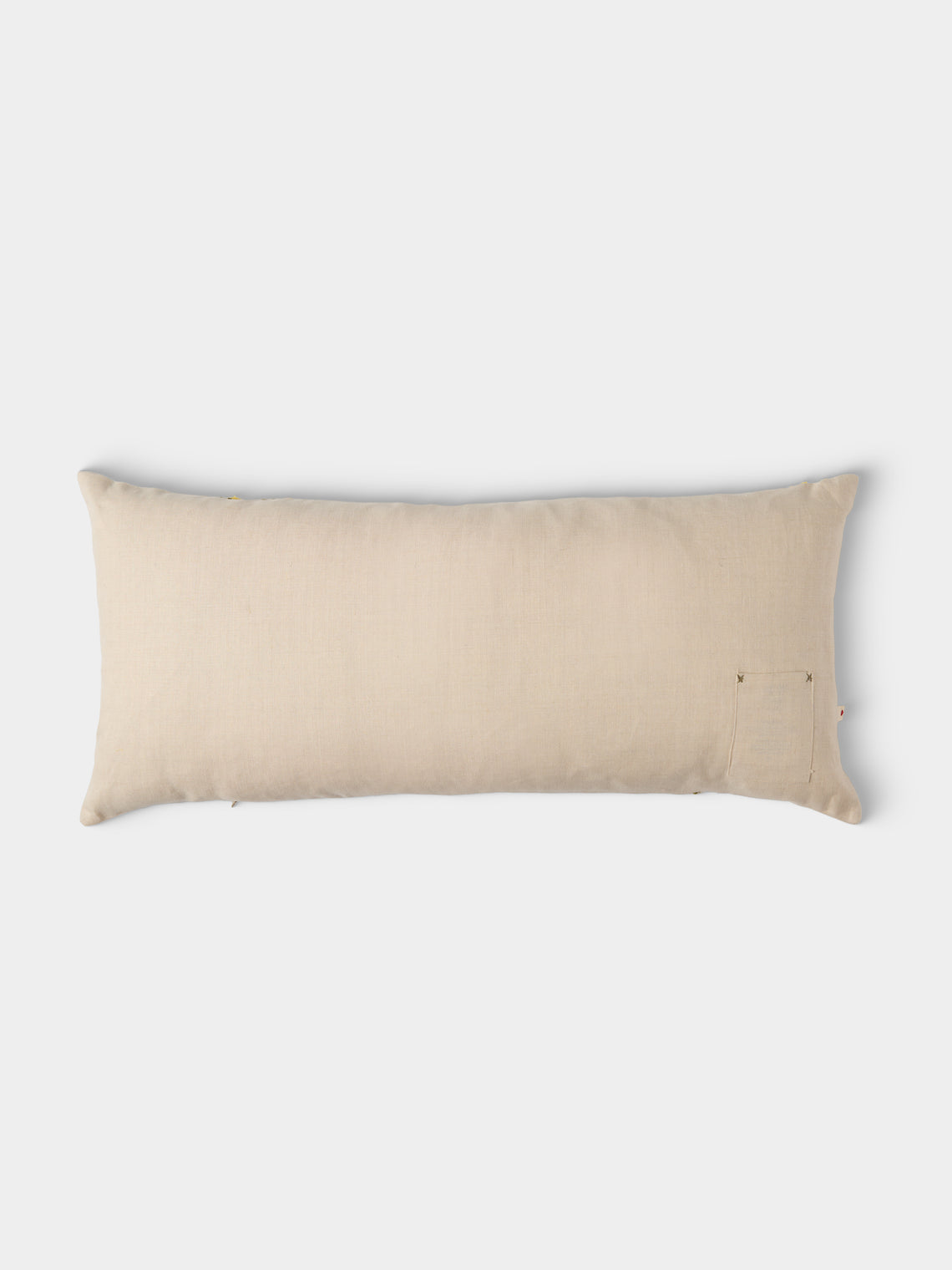 Bokja - Mimosa Embroidered Linen Cushion (35.5in/90cm) - Multiple - ABASK