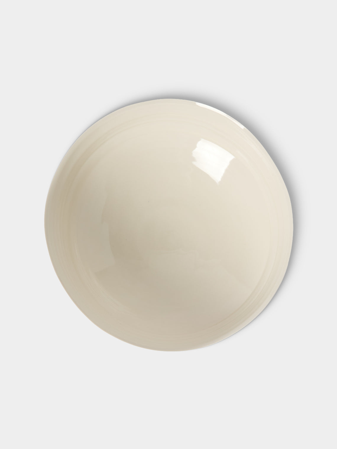 Johanne Coker - No. 2 Hand-Thrown Porcelain Bowl - White - ABASK