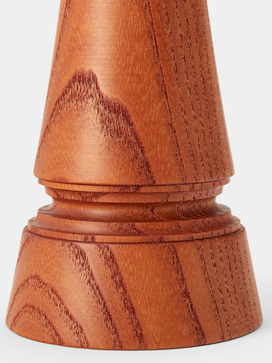 Yamani Woodworks - Hand-Turned Wood Salt Mill (7in/17.5cm) - Brown - ABASK
