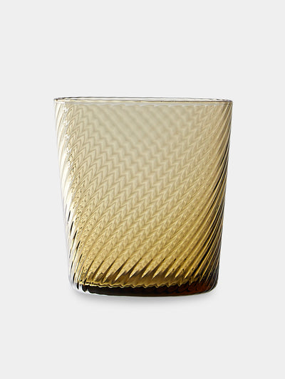 Mun Deluxe Brand Venezia - Torsé Hand-Blown Glass Tumblers (Set of 6) - Green - ABASK - 