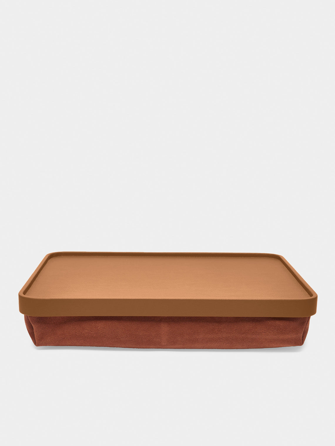 Giobagnara x Poltrona Frau - Leather Laptop Tray (17.5in/44.5cm) - Tan - ABASK - 