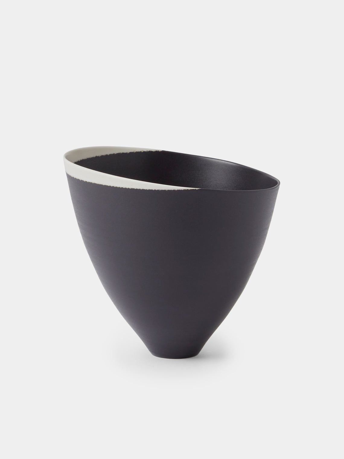 Paul James Ceramics - Fractured Reality Hand-Thrown Ceramic Bowl - Black - ABASK - 