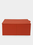 RUDI - Sciuscià Leather Shoe Box - Orange - ABASK - 