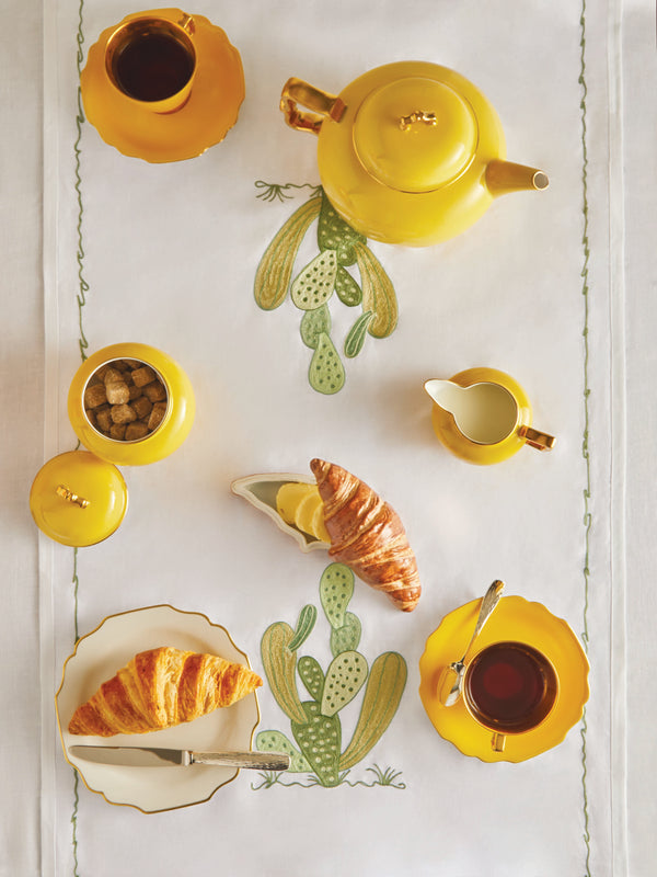 Augarten - Belvedere Hand-Painted Porcelain Coffee & Tea Collection - Yellow - ABASK