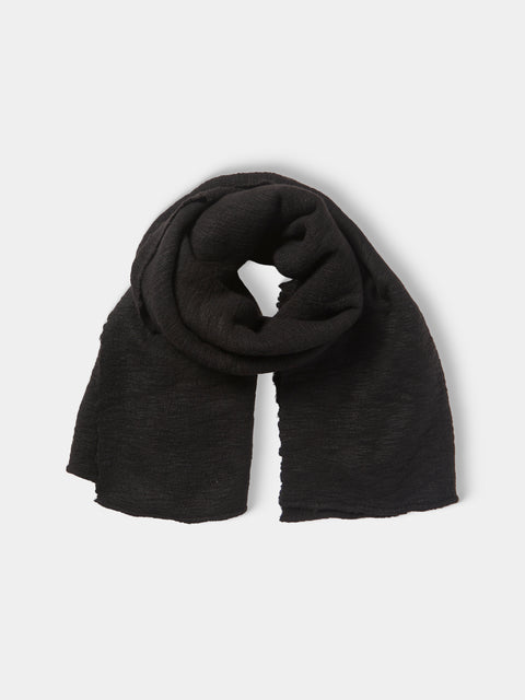 Norlha - Shepherd Hand-Spun Yak Khullu Scarf - Black - ABASK - 