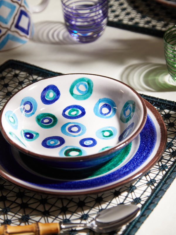 Ceramica Pinto - Vietri Hand-Painted Ceramic Pasta Bowls (Set of 4) -  - ABASK