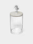 Objet Luxe - Silver-Plated, Shell and Glass Jar -  - ABASK - 