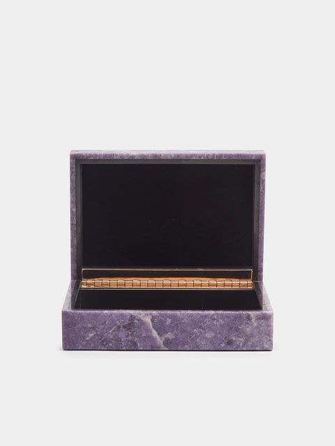 Jia Jia - Amethyst Jewelry Box - Purple - ABASK - 