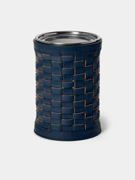 Riviere - Barcelona Water-Resistant Leather Wine Cooler - Navy - ABASK - 