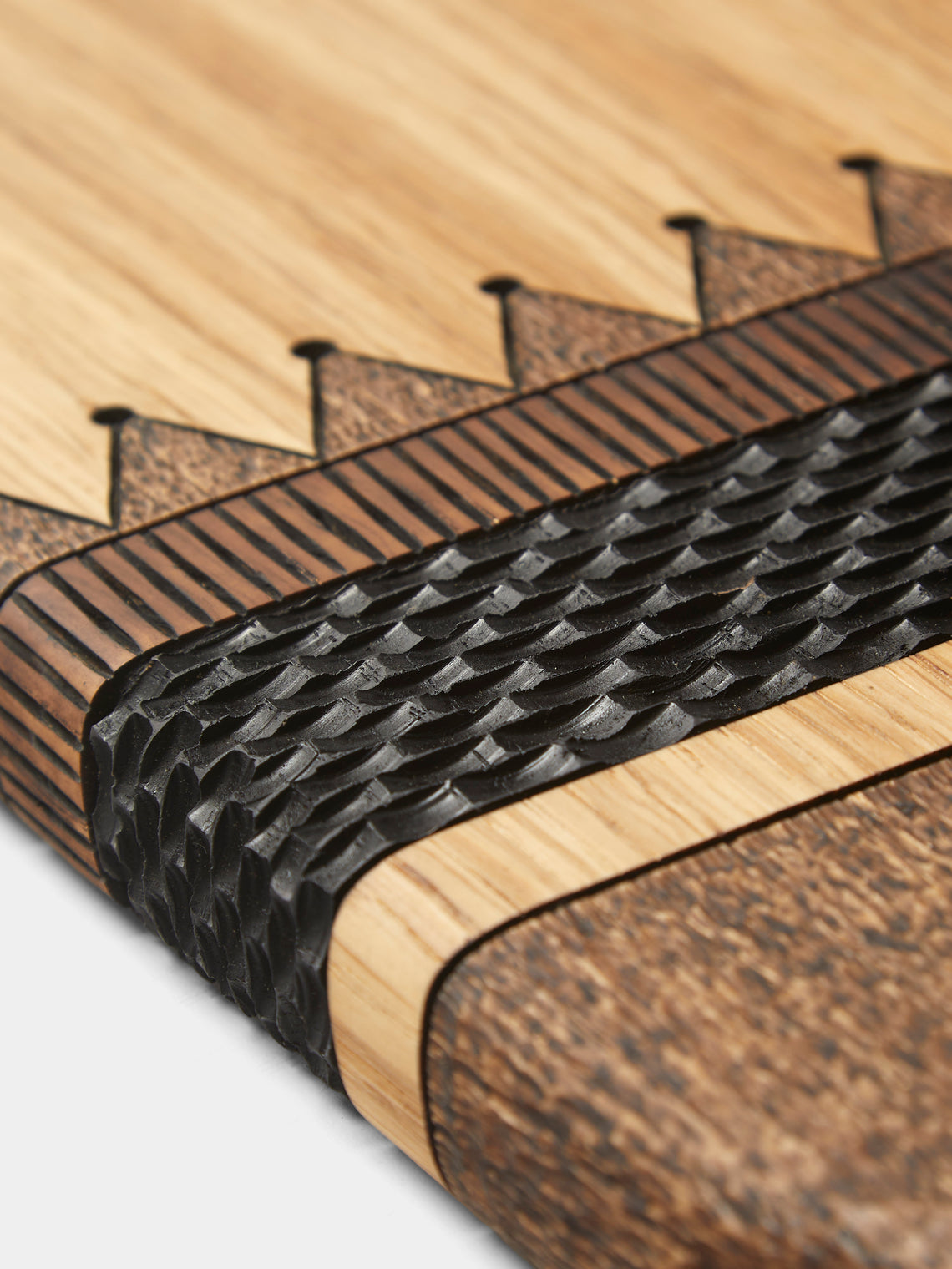 Lucas Castex - Hand-Carved Oak Serving Board - Natural - ABASK