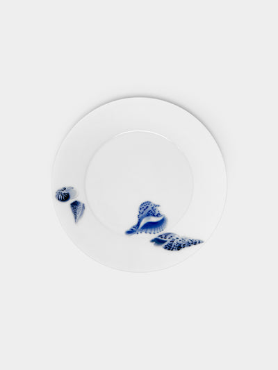 Hering Berlin - Ocean Porcelain Salad Plates – 9in/23cm (Set of 2) - White - ABASK - 