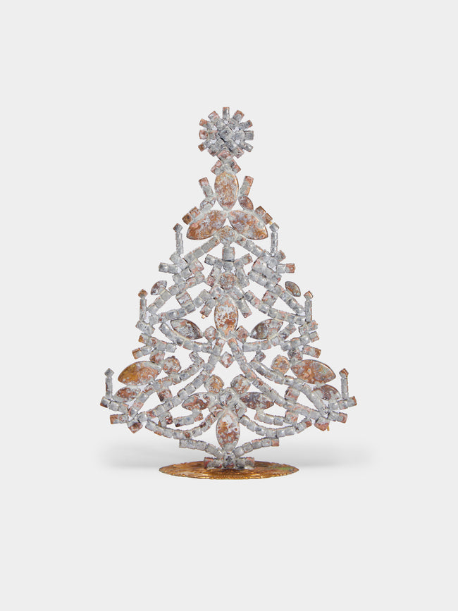 Antique and Vintage - 1930s Czech Jewelled Medium Christmas Tree -  - ABASK