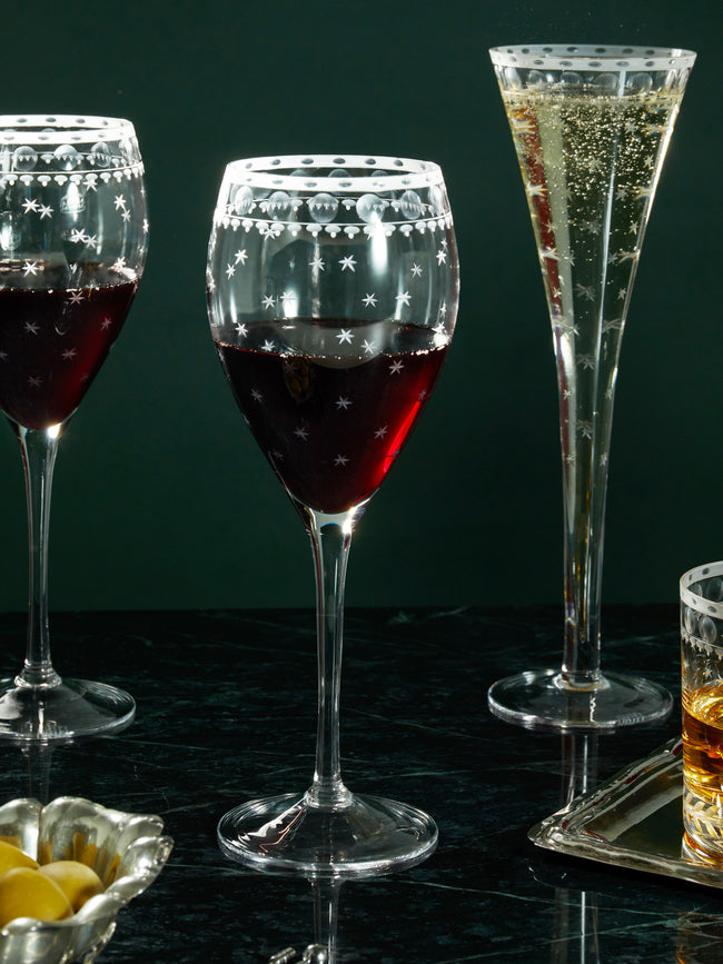 Artel - Staro Hand-Engraved Crystal Red Wine Glasses (Set of 6) -  - ABASK