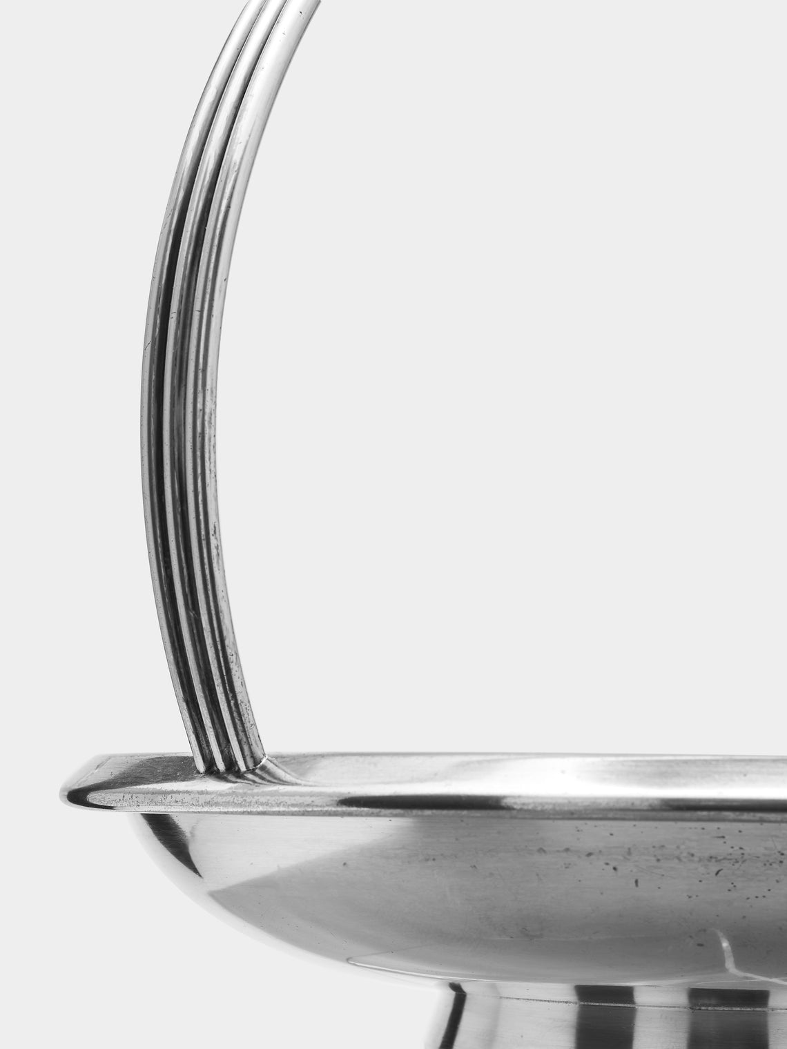 Antique and Vintage - 1950s Gio Ponti Silver-Plated Basket - Silver - ABASK