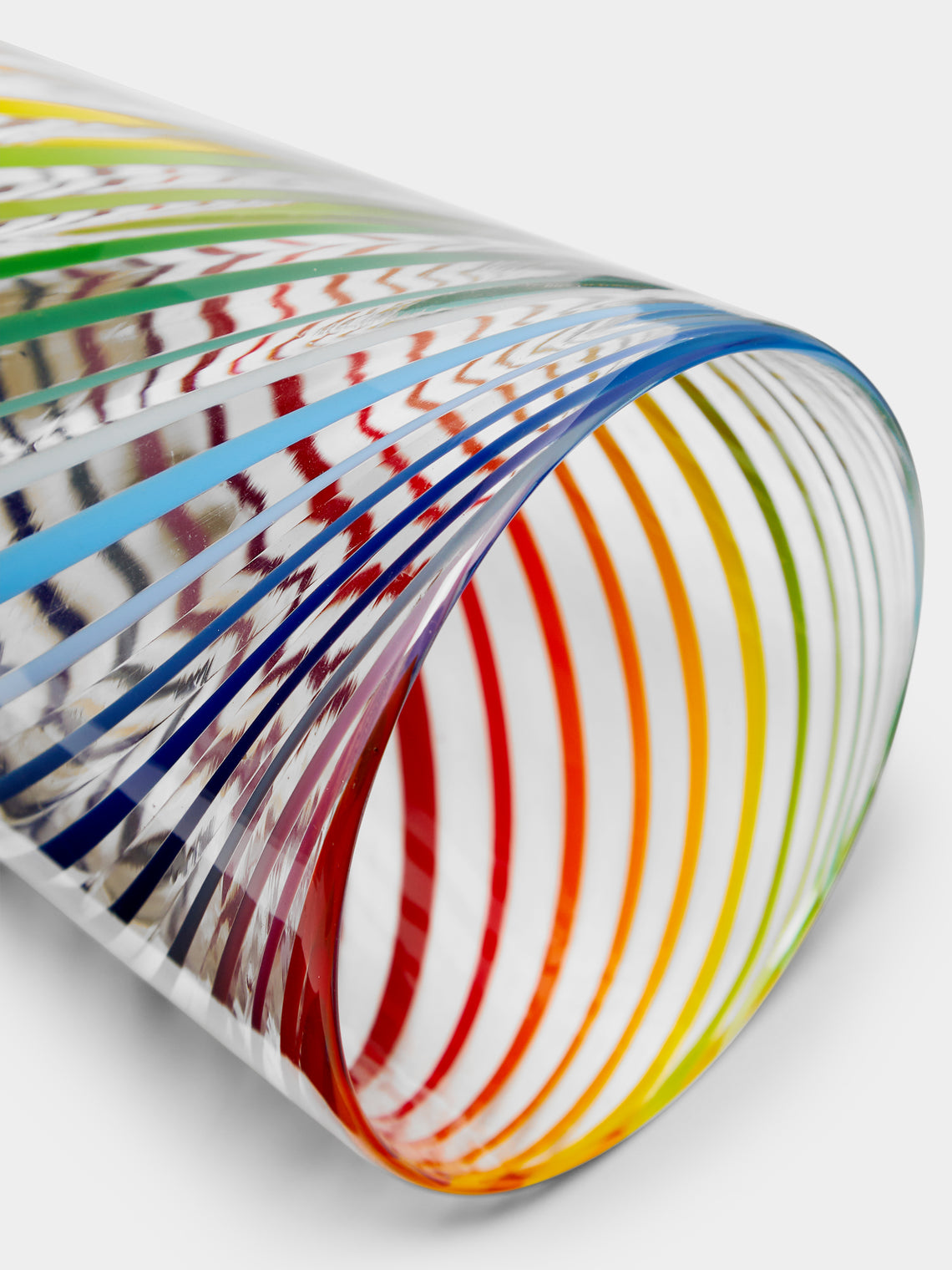 Pierrot Doremus - Twist Filigrane Hand-Blown Glass Tumblers (Set of 4) - Multiple - ABASK