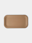 Pinetti - Victor Leather Trinket Tray (11.5in/29.5cm) - Taupe - ABASK - 