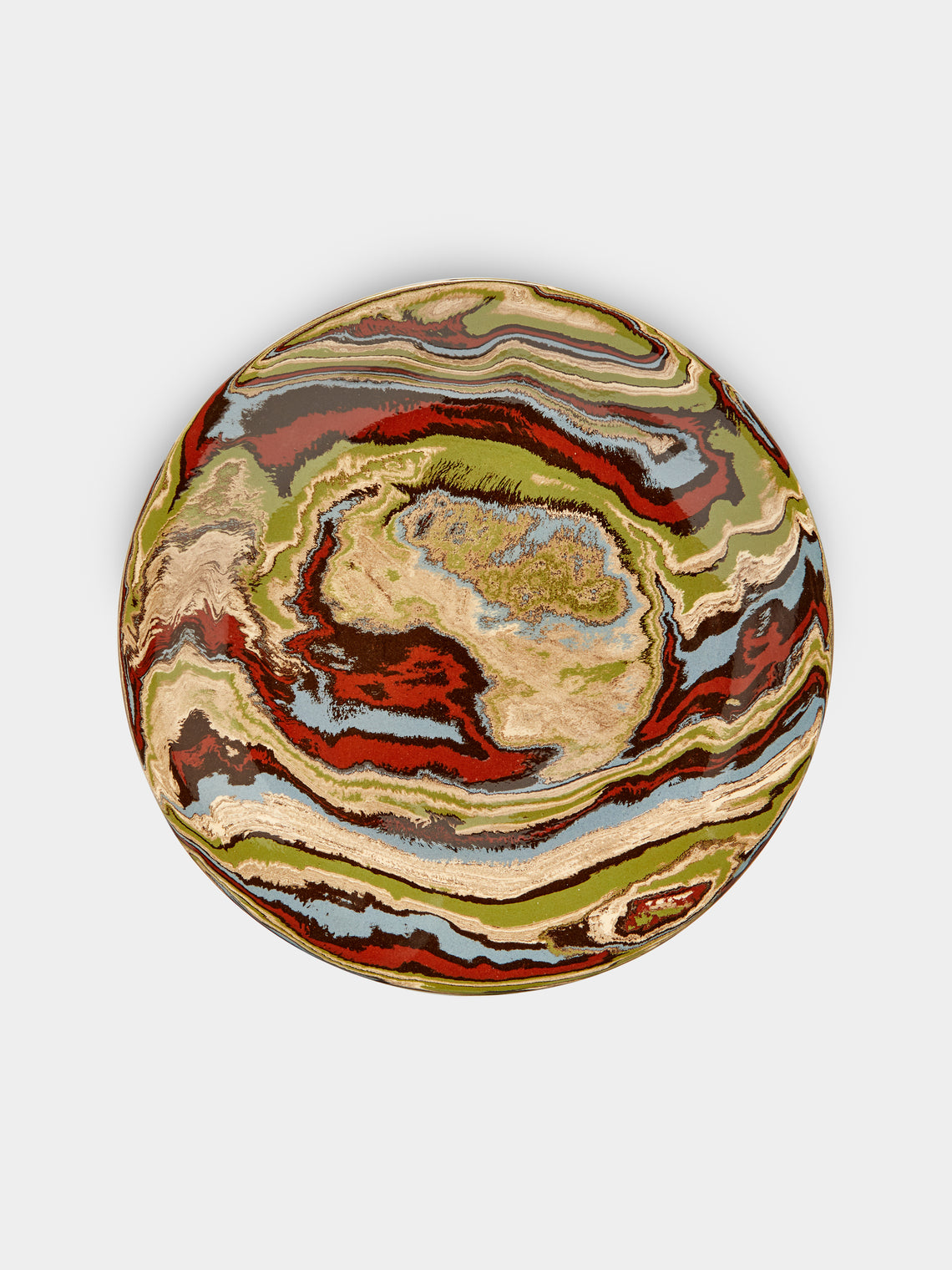 Atelier Saint-André Perrin - Marbled Ceramic Plate -  - ABASK - 