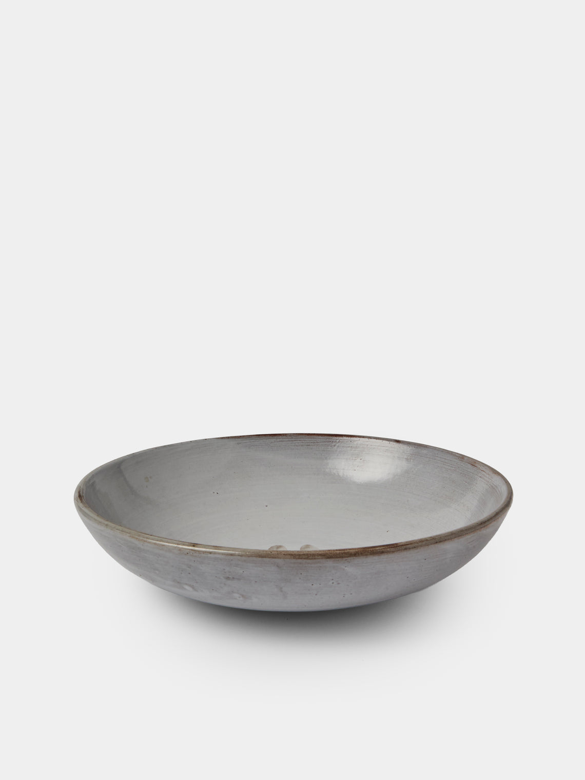 Antique and Vintage - Mid-Century Salad Bowl - White - ABASK - 