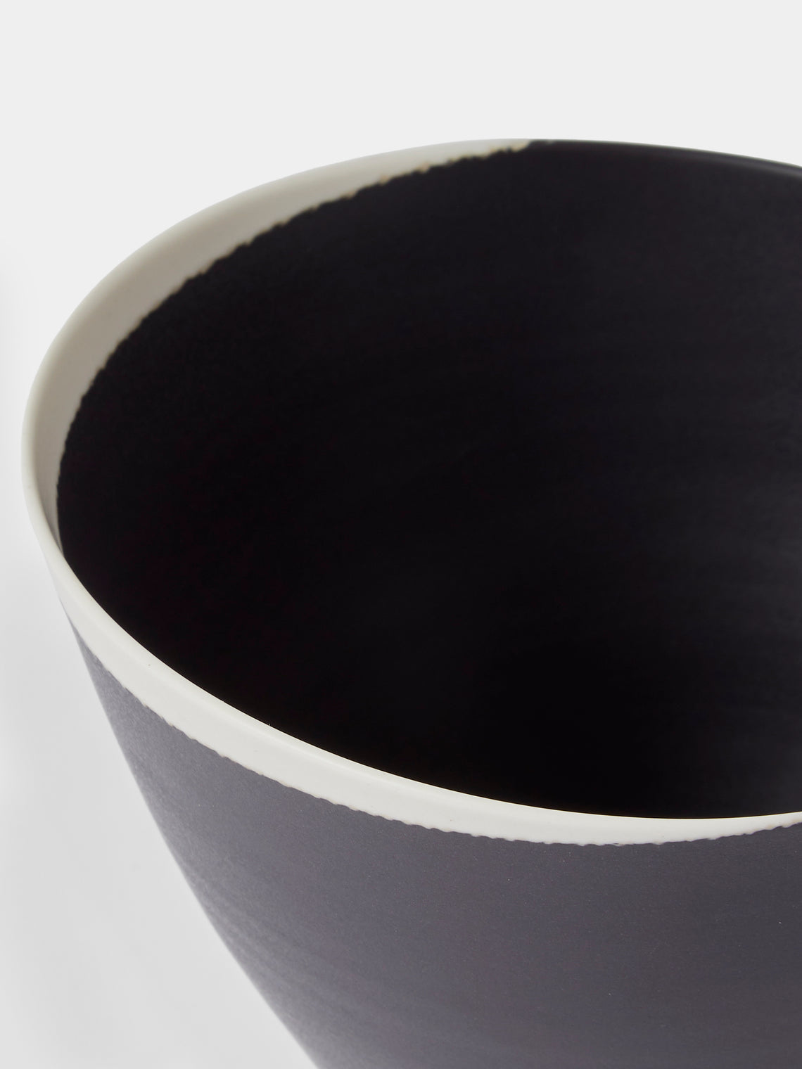 Paul James Ceramics - Fractured Reality Hand-Thrown Ceramic Bowl - Black - ABASK
