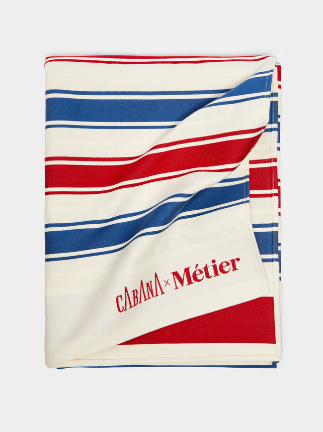 Métier - Cabana Cotton Large Beach Blanket -  - ABASK - 