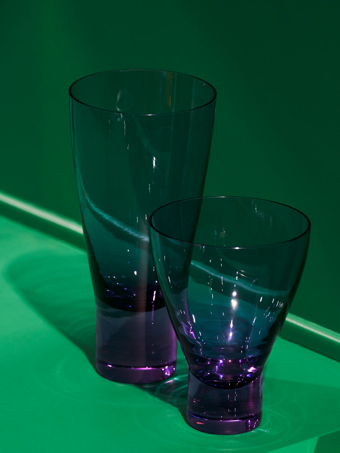 NasonMoretti - Archive Revival 1996 Hand-Blown Murano Glass Bicolor Collection - Blue - ABASK