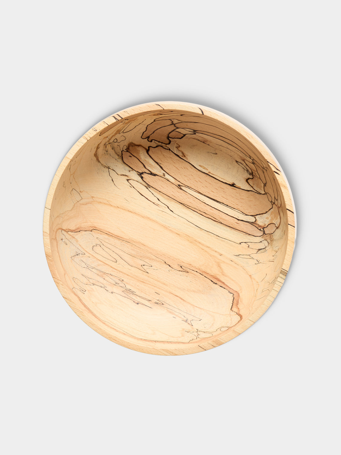 Bird & Branch - Hand-Turned Spalted Beech Tall Bowl - Natural - ABASK