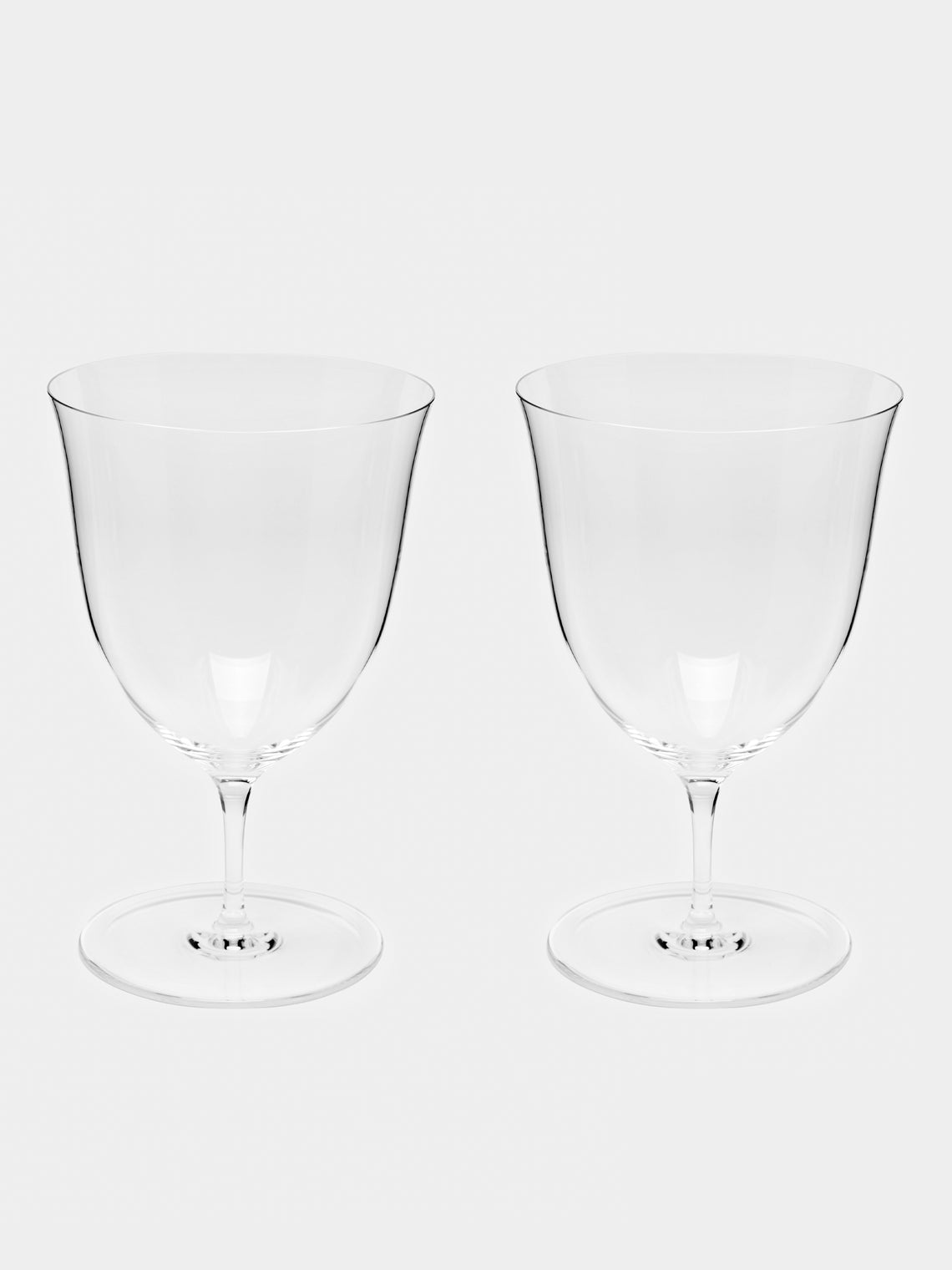 Lobmeyr - Patrician Hand-Blown Crystal Stemmed Water Glass (Set of 2) - Clear - ABASK 
