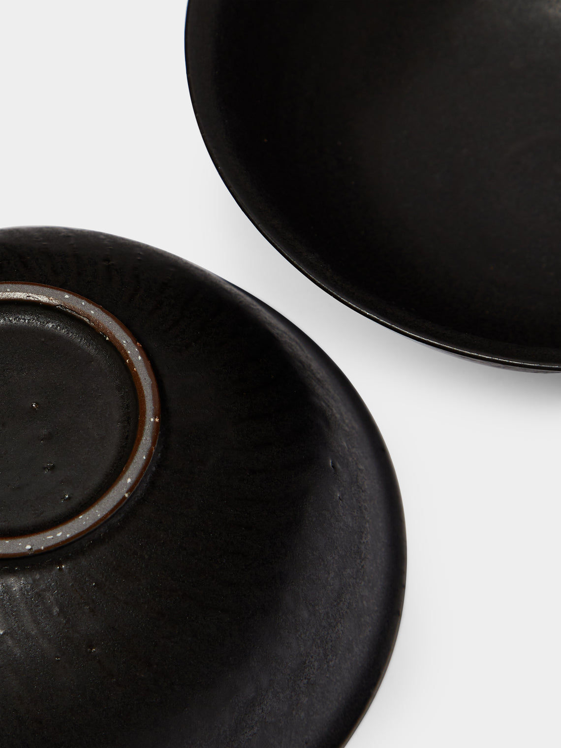 Lee Song-am - Black Clay Bowls (Set of 4) -  - ABASK