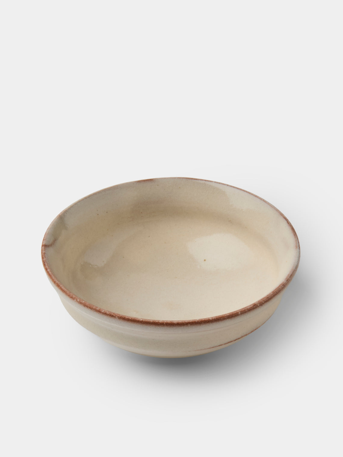 Fuminari Araga - Kohiki Slipware Shallow Bowls – 3.5in/9.5cm (Set of 4) - White - ABASK