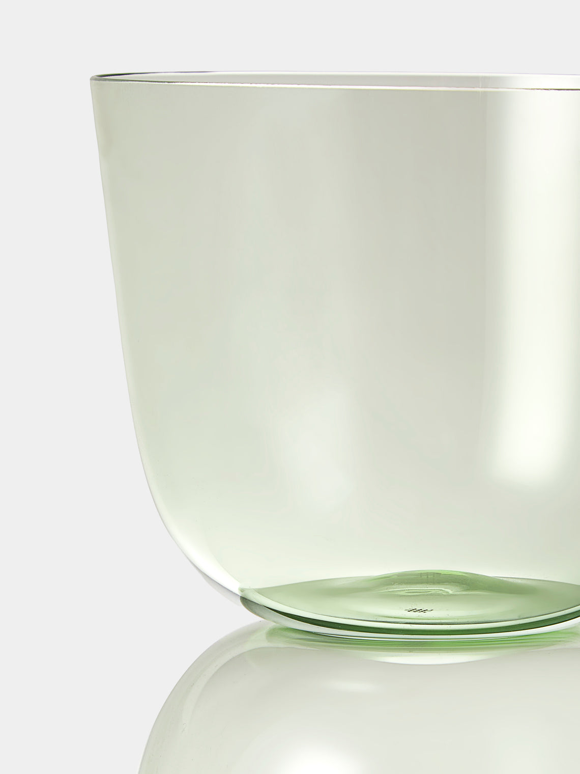 Lobmeyr - | Set of 2 | Alpha Crystal Tumblers - Green - ABASK