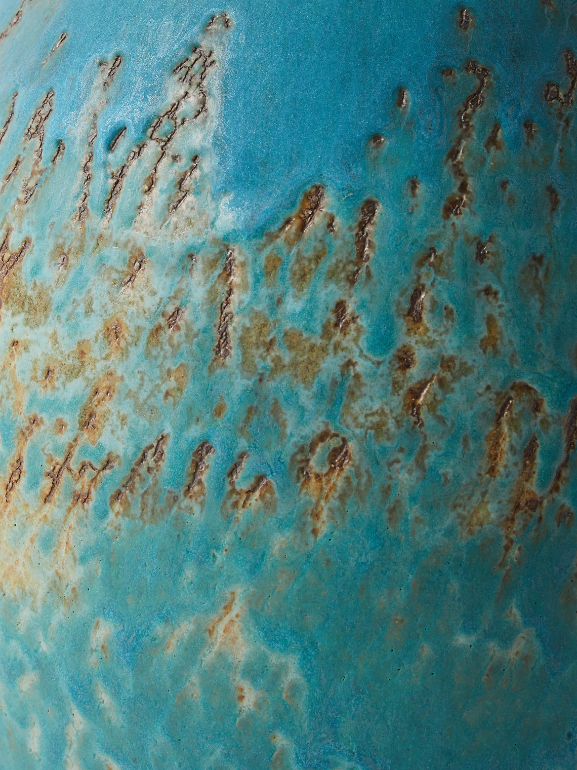 Peter Speliopoulos Projects - Hand-Glazed Stoneware Table Lamp - Blue - ABASK