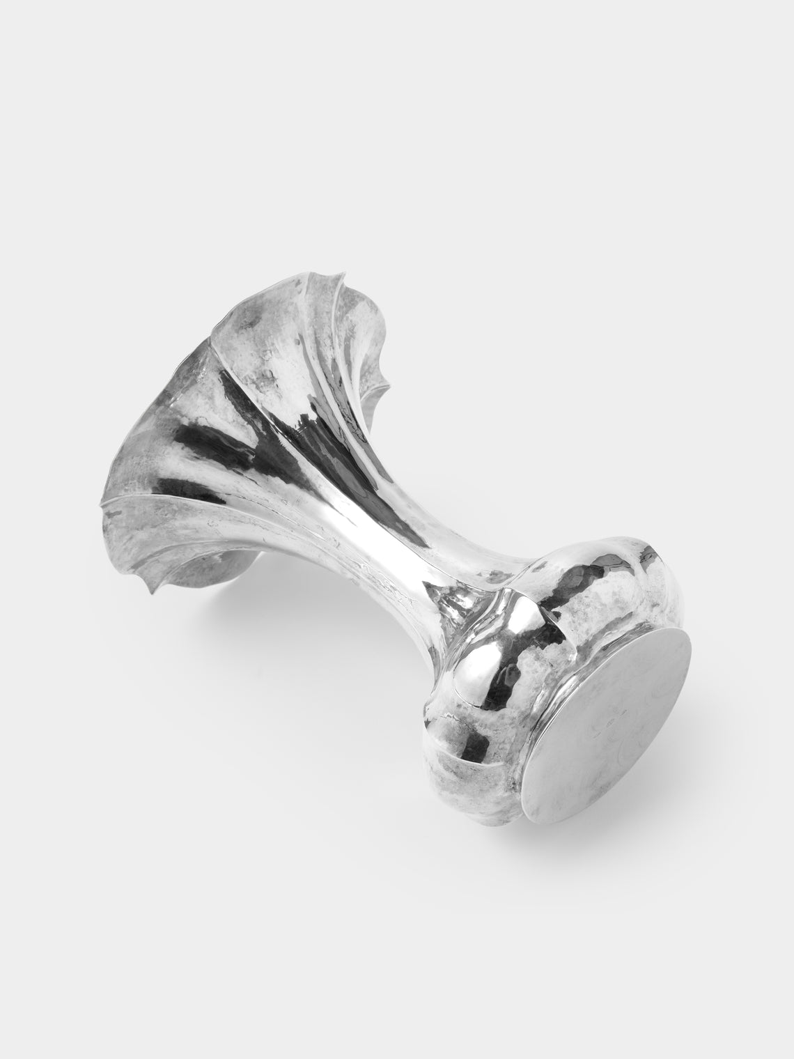 Antique and Vintage - 1950s Silver-Plated Bud Vase (7in/18.5cm) - Silver - ABASK