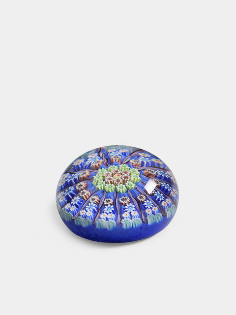 Antique and Vintage - 1930s Murano Glass Paperweight - Blue - ABASK - 