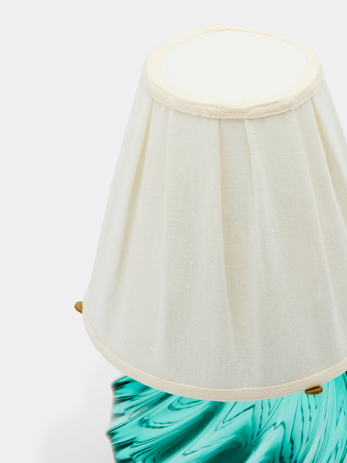 Yali Glass - Twist Bar Hand-Blown Murano Glass Portable Lamp - Blue - ABASK