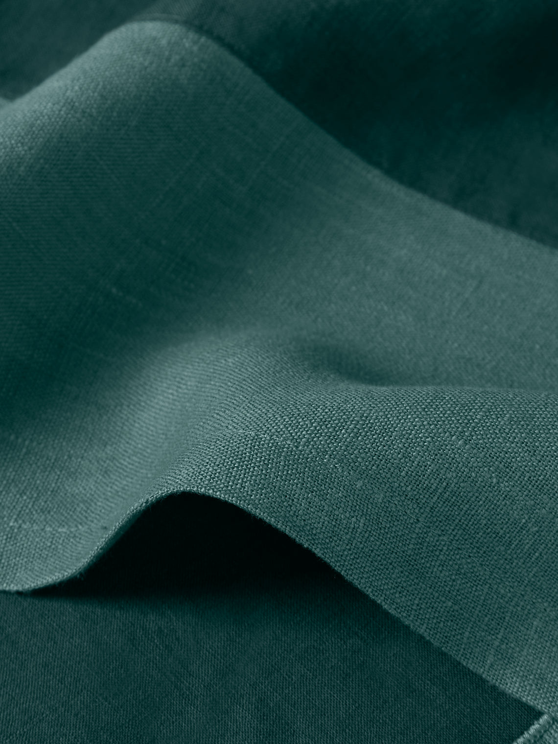 Borgo delle Tovaglie - Bauhaus Linen Large Square Tablecloth - Navy - ABASK