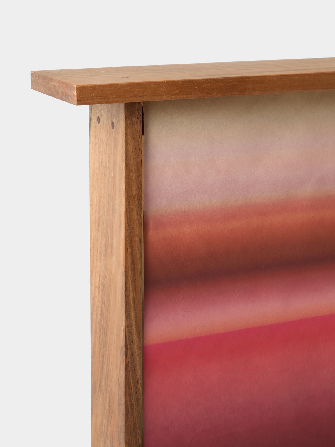 Maxime Prange - Seul Walnut and Washi Paper Table Lamp - Blue - ABASK