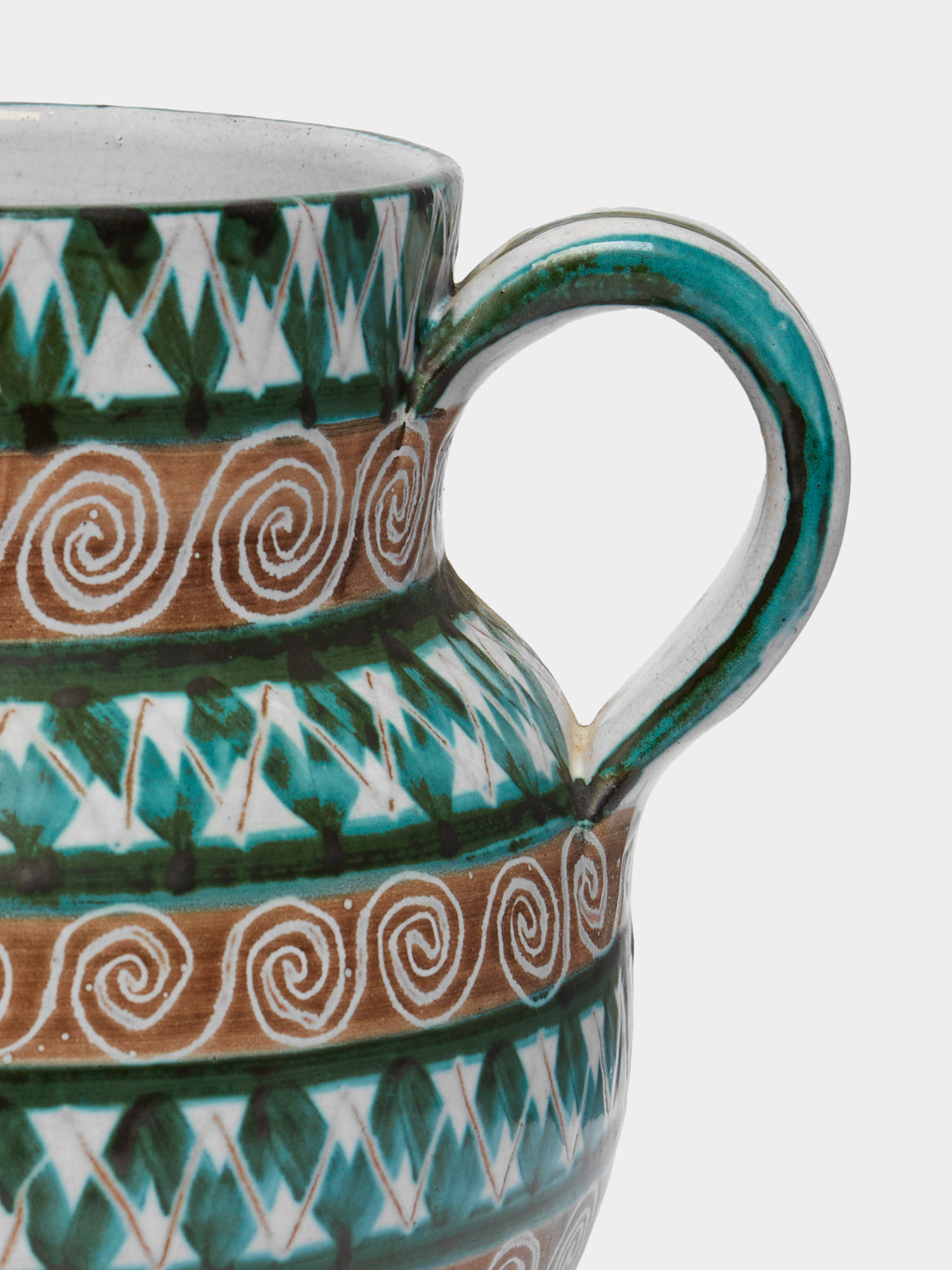 Antique and Vintage - 1950s Robert Picault Ceramic Handled Pot -  - ABASK