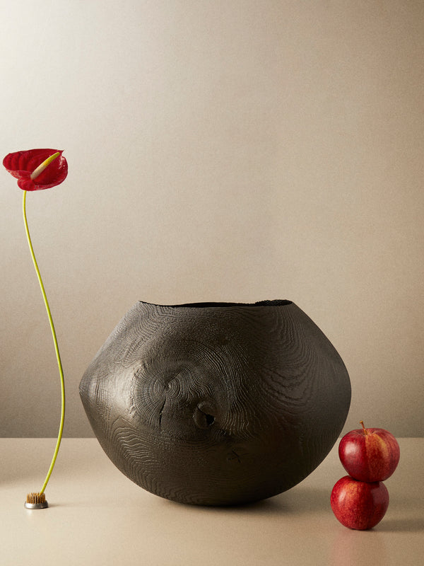 Friedemann Buehler - Blackened Oak Bowl - Black - ABASK
