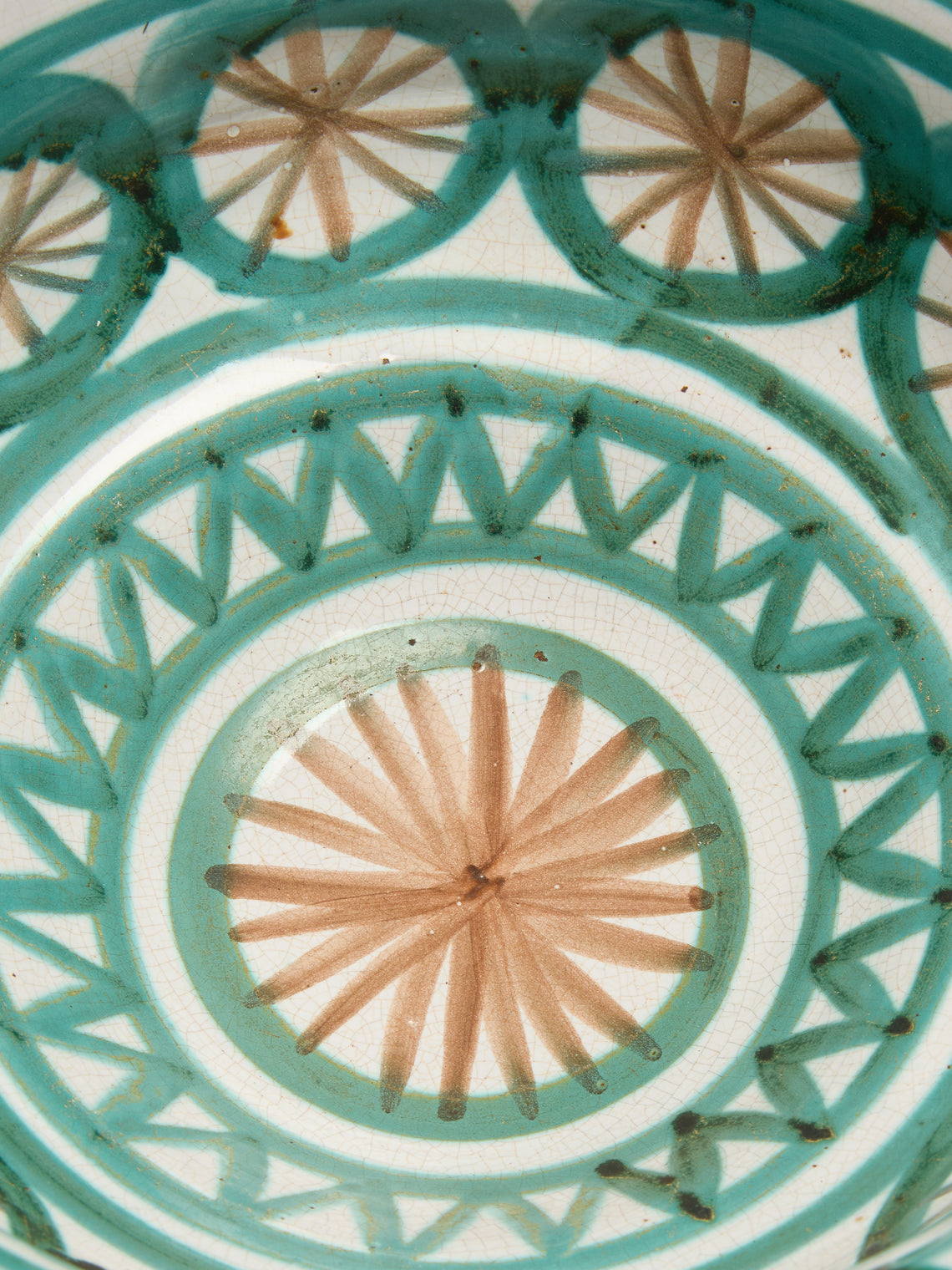 Antique and Vintage - Mid-Century Robert Picault Ceramic Bowl - Green - ABASK