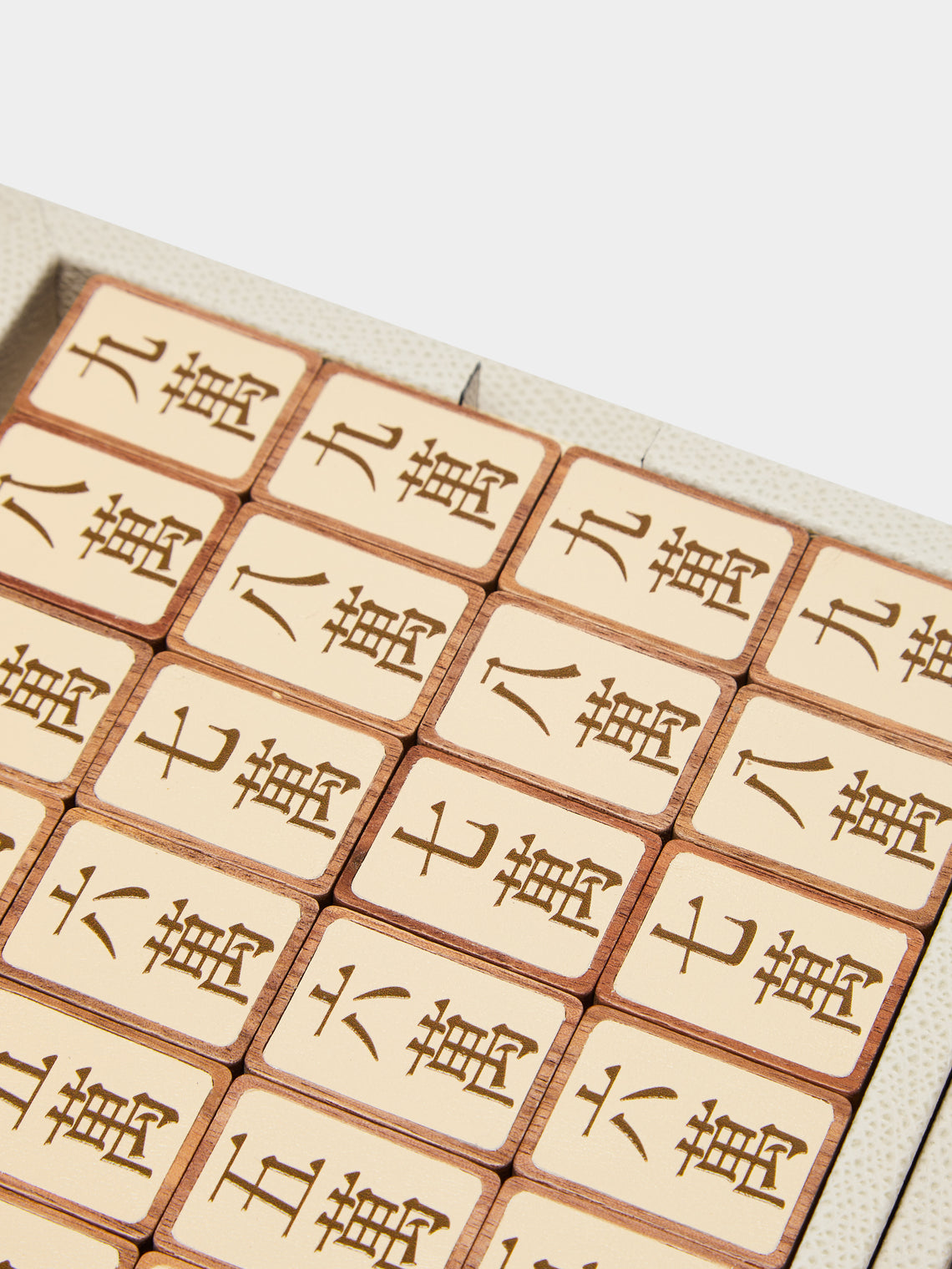 Leather Mahjong Lux Set